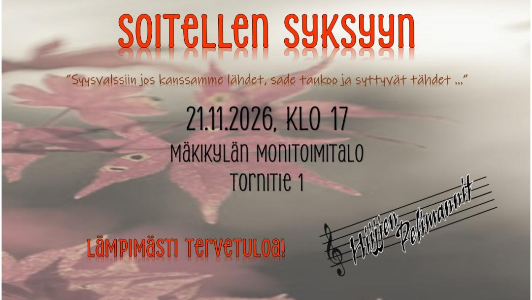 kuvassa on tapahtuman esite