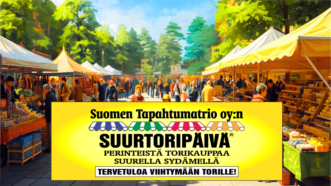 Suurtoripäivillä on perinteistä toritunnelmaa